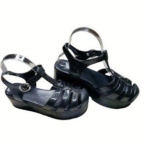 Sheikh platforms black w/ sparkles 7.5